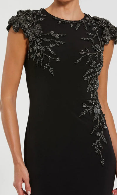 Mac Duggal 11847 - Embellished Jersey High Neck Evening Dress Funeral Dresses