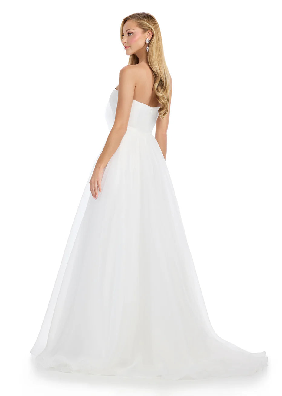 Ashley Lauren 11913 - Strapless Organza Ballgown