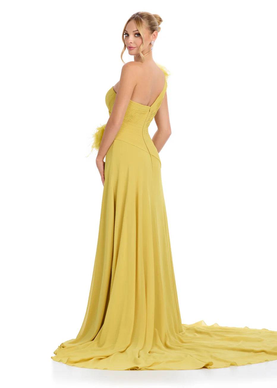 Ashley Lauren 11969 - Sweetheart Front Slit Prom Dress