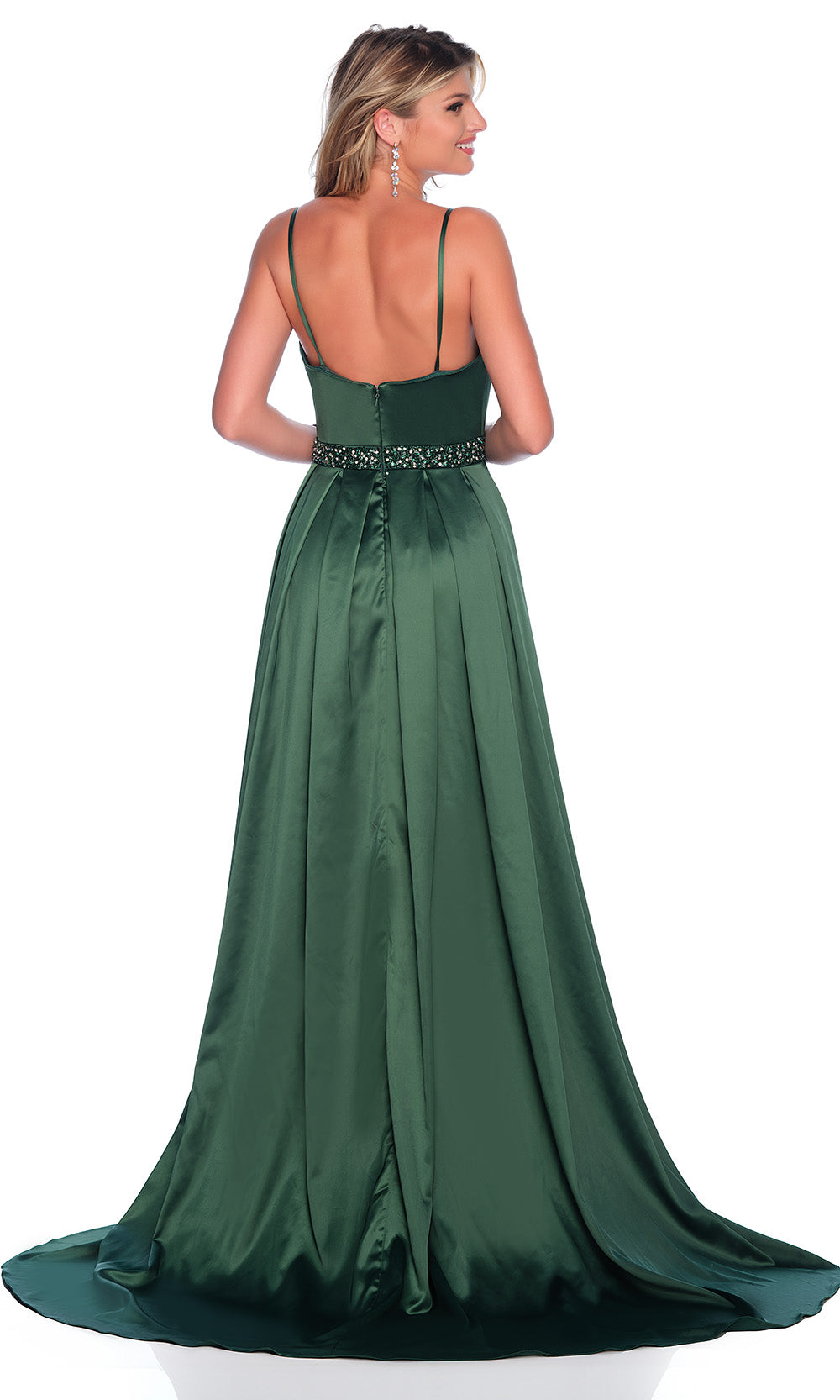 Dave & Johnny 11971 - Pleated Overskirt Sleeveless Prom Dress Prom Dresses