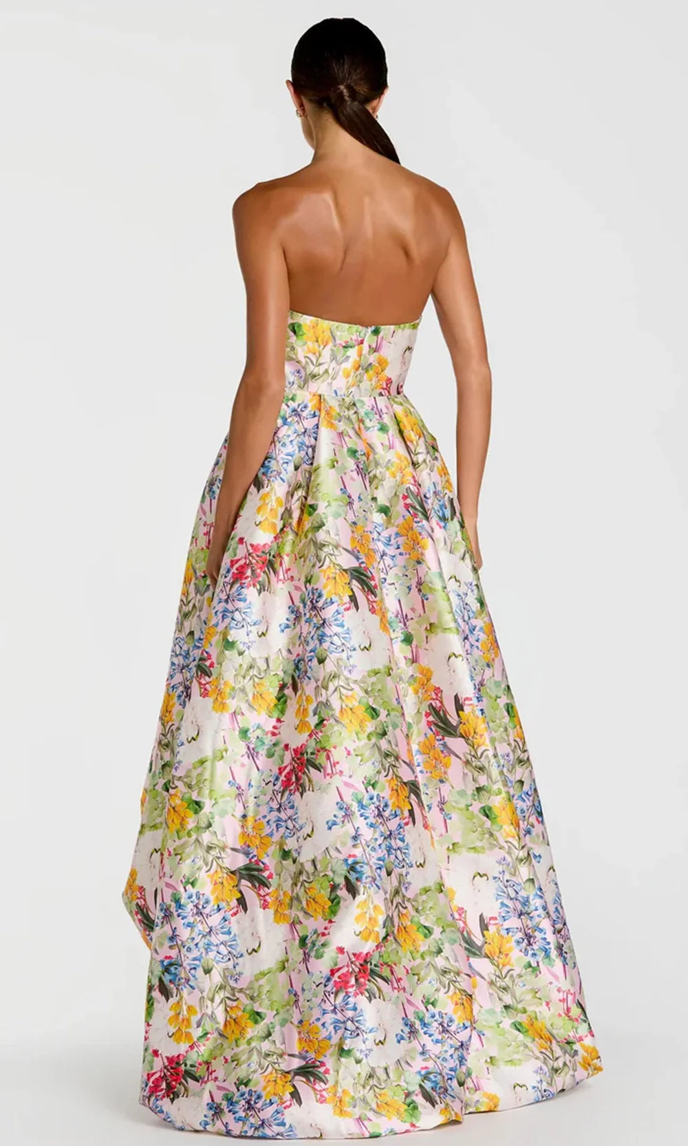 Mac Duggal 11991 - Floral Bubble Hem Ballgown Ball Gowns in Pastel Multi 