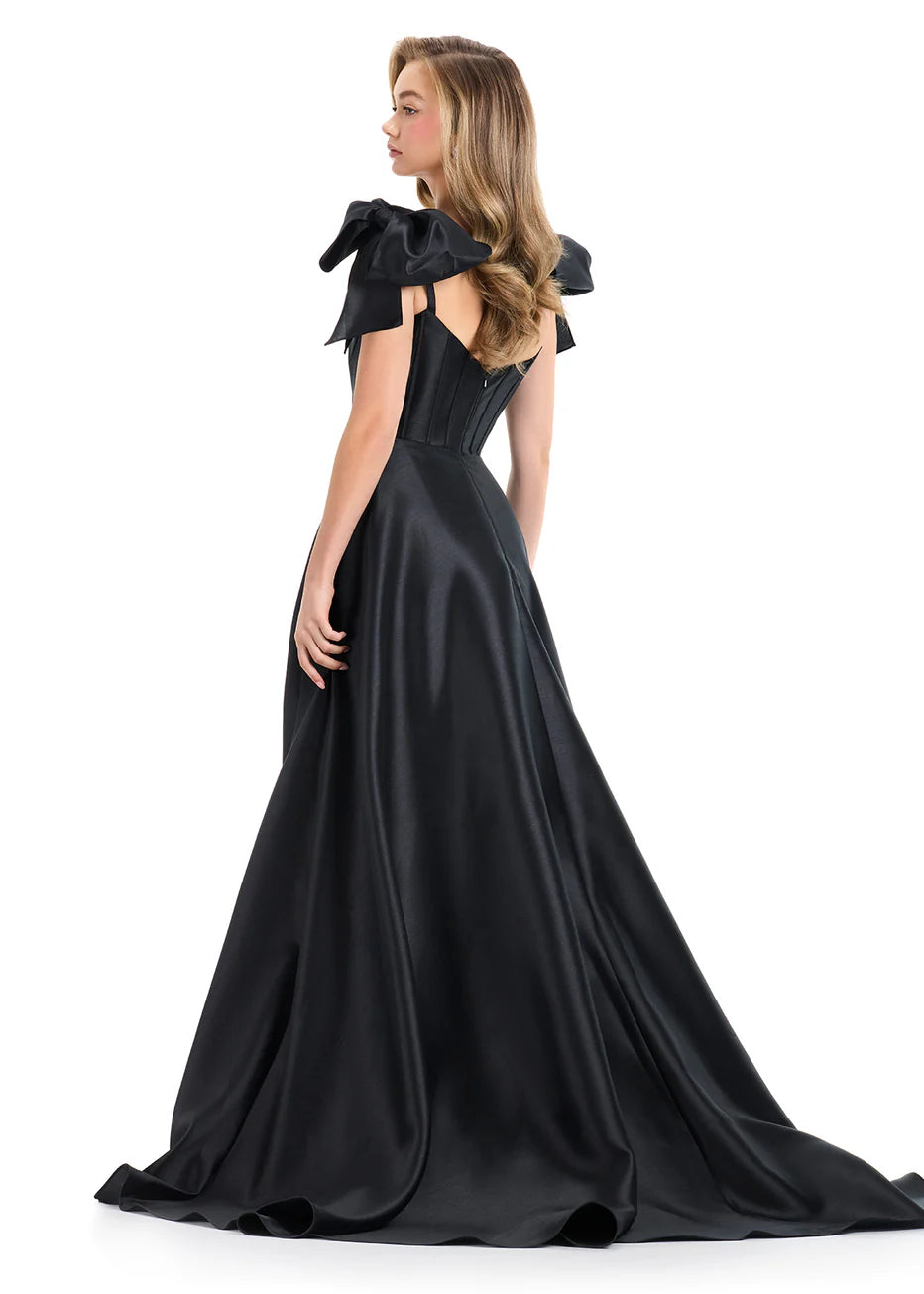 Ashley Lauren 12065 - Pleated A-line Sweetheart Evening Gown
