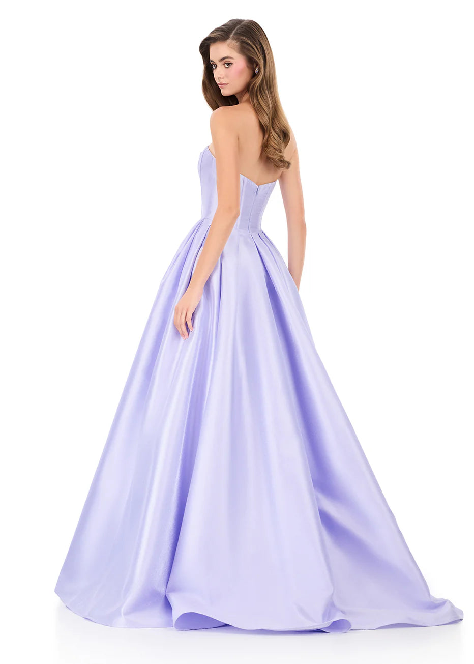 Ashley Lauren 12264 - Bow Accent Corset Sweetheart Ballgown