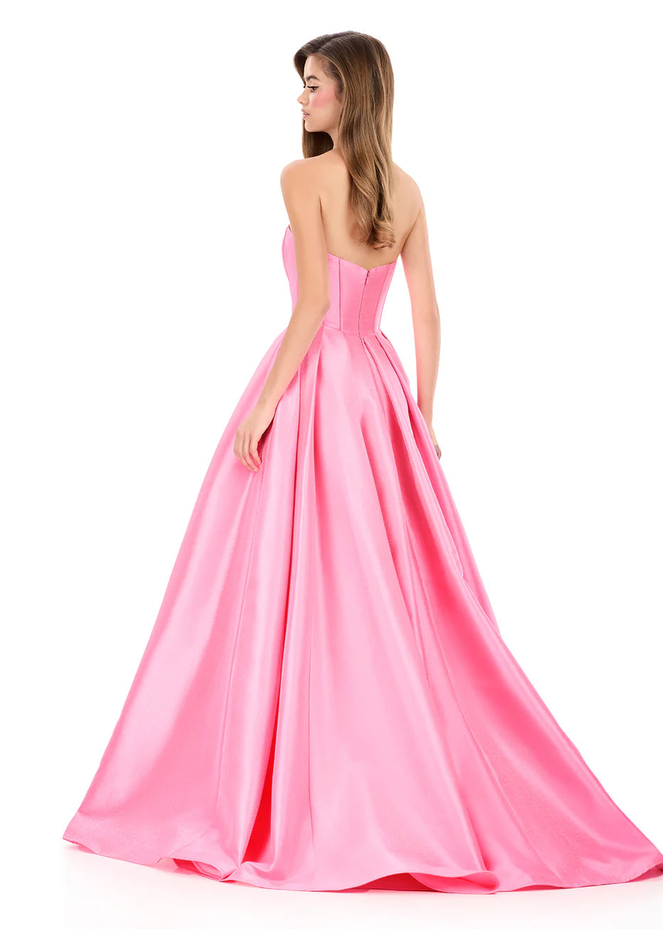 Ashley Lauren 12264 - Bow Accent Corset Sweetheart Ballgown