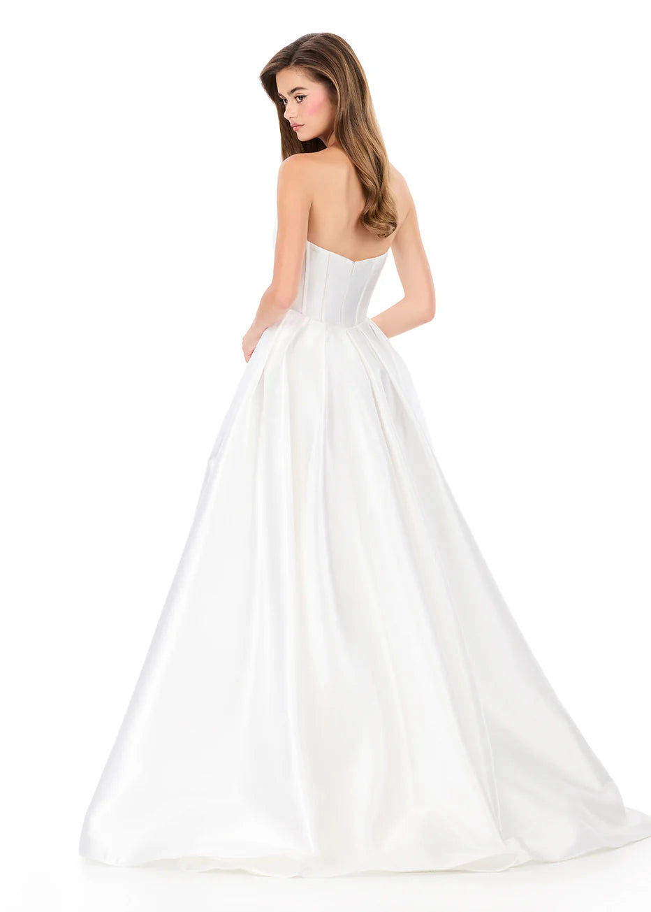 Ashley Lauren 12264 - Bow Accent Corset Sweetheart Ballgown
