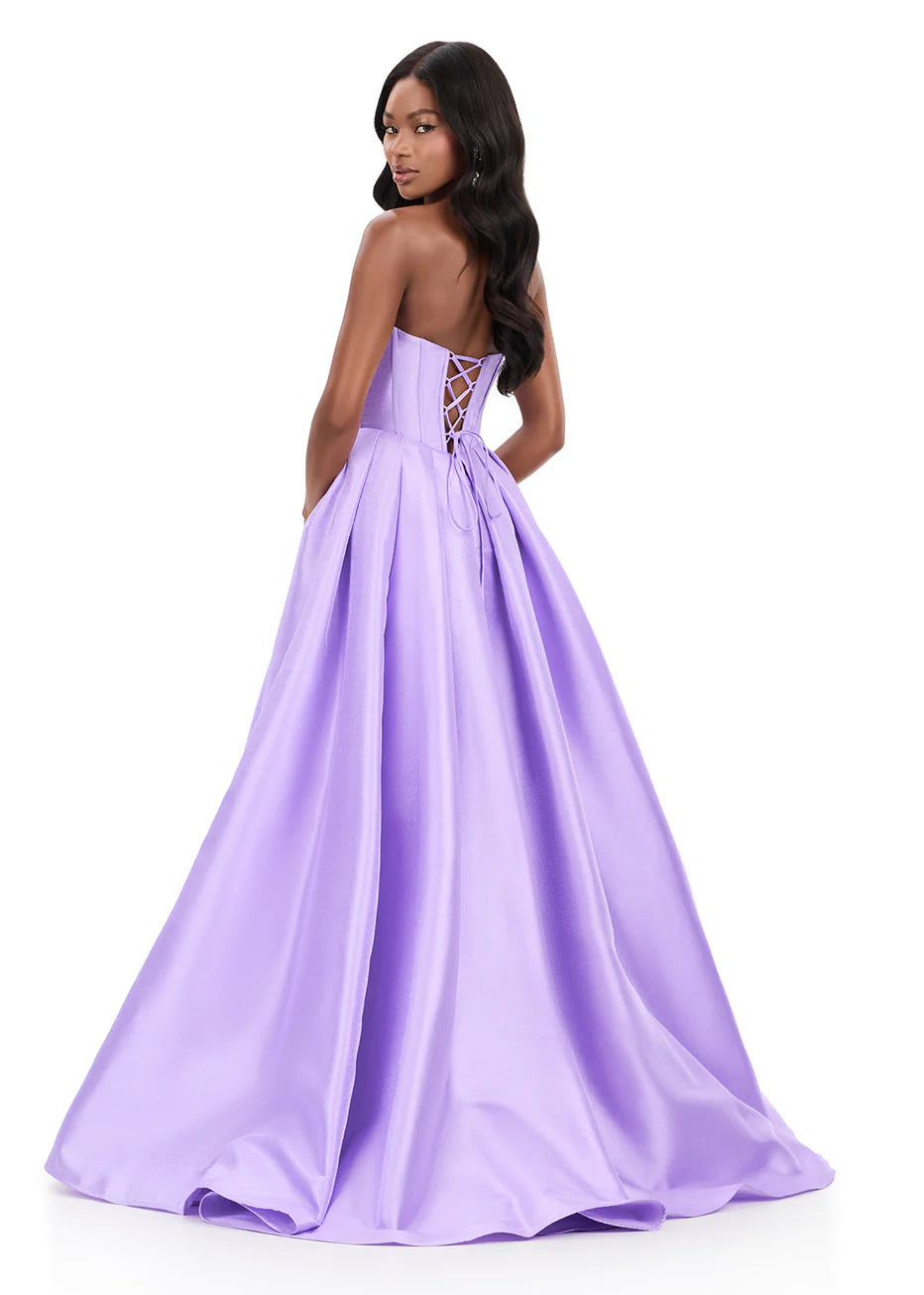 Ashley Lauren 12266 - Sweetheart Bodice Pleated Ballgown
