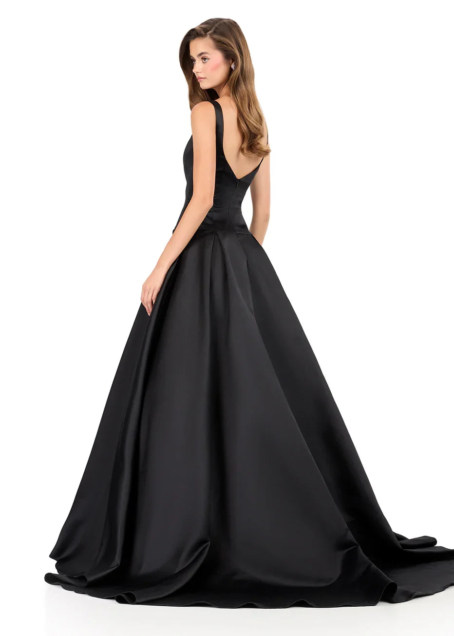 Ashley Lauren 12277 - Box Pleated Gown