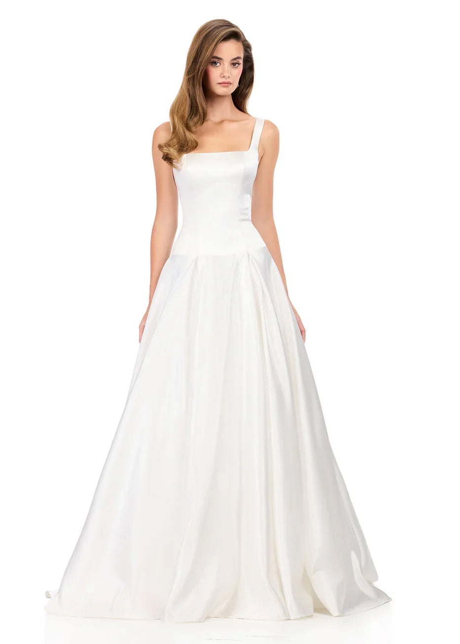 Ashley Lauren 12277 - Box Pleated Gown