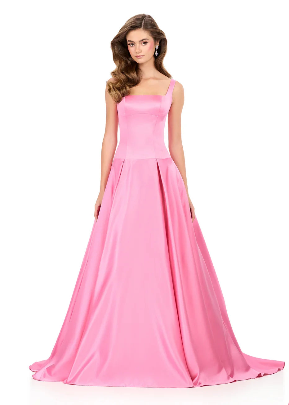 Ashley Lauren 12277 - Box Pleated Gown