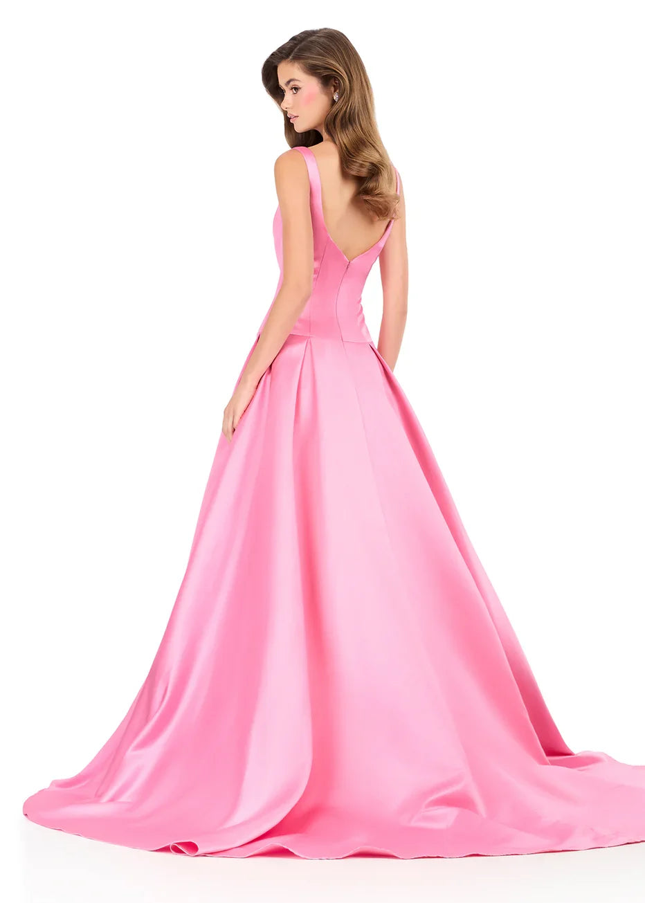 Ashley Lauren 12277 - Box Pleated Gown