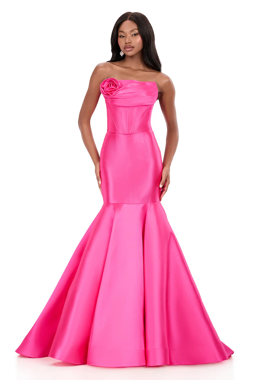 Ashley Lauren 12278 - Structured Corset Mermaid Evening Dress