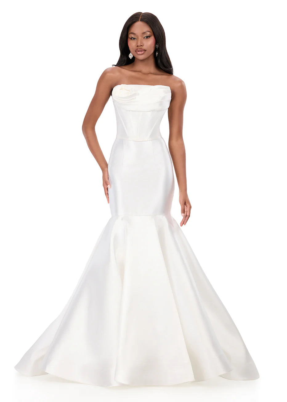 Ashley Lauren 12278 - Structured Corset Mermaid Evening Dress