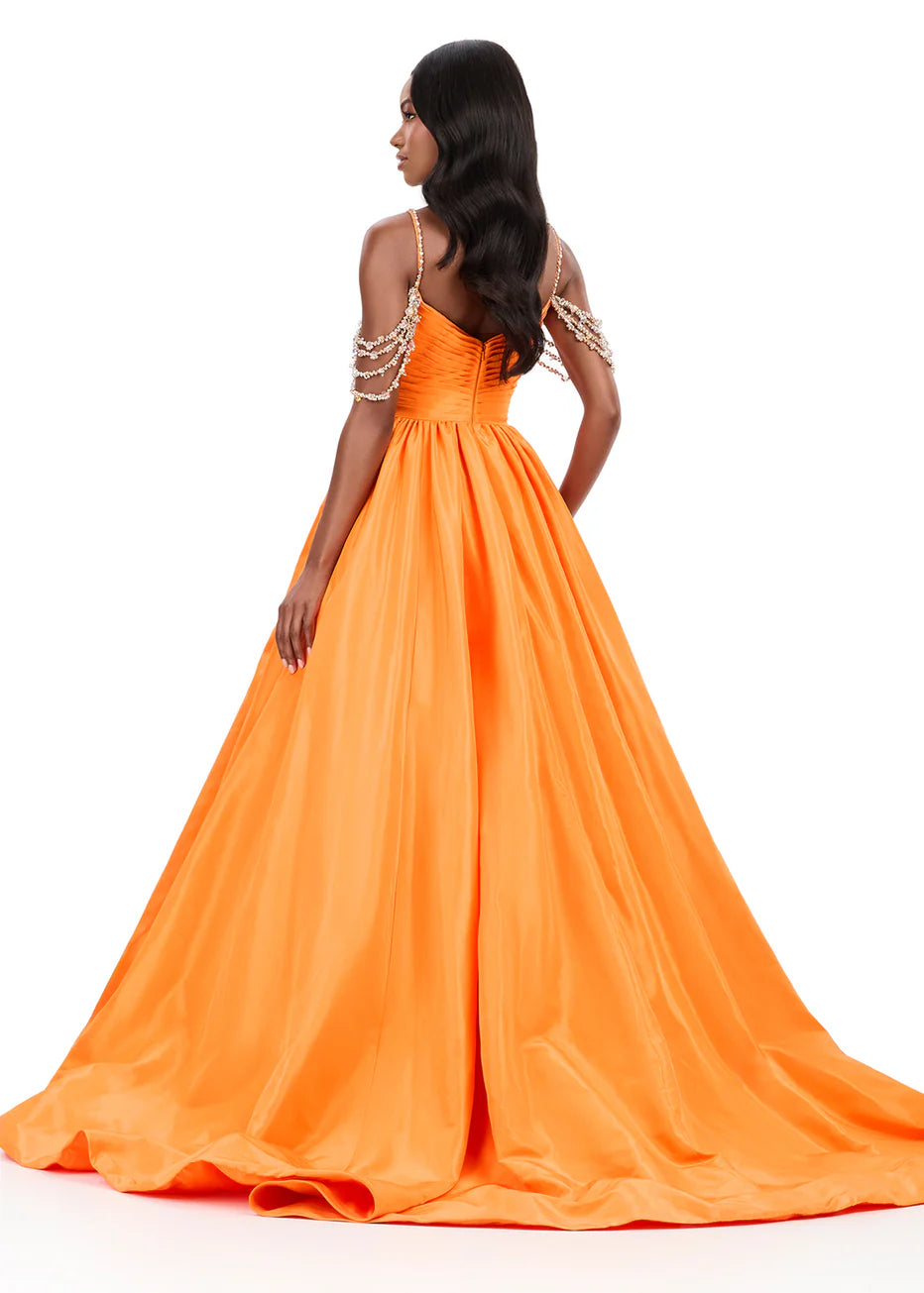 Ashley Lauren 12300 - Sweetheart Neckline Pleated Ballgown