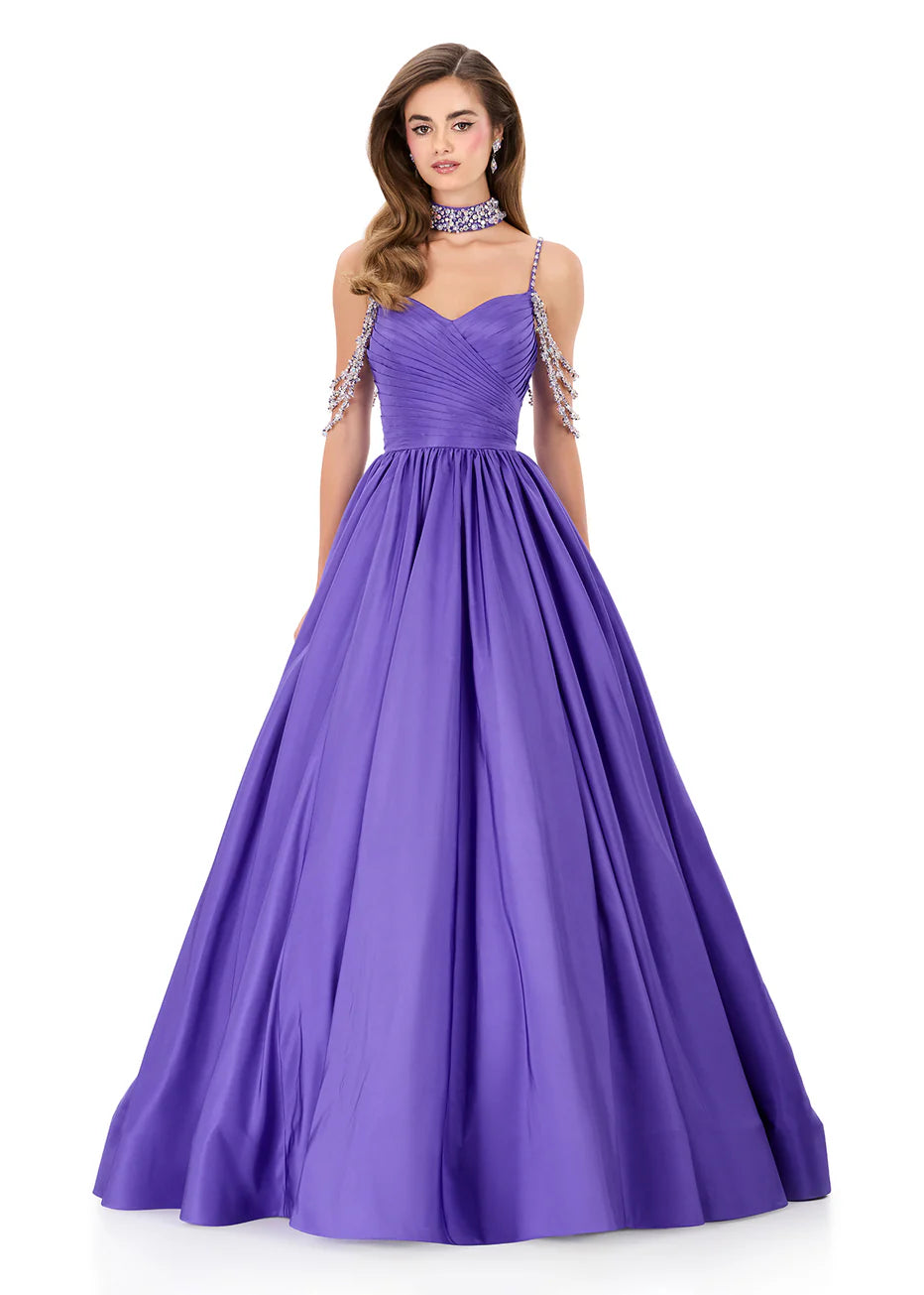 Ashley Lauren 12300 - Sweetheart Neckline Pleated Ballgown