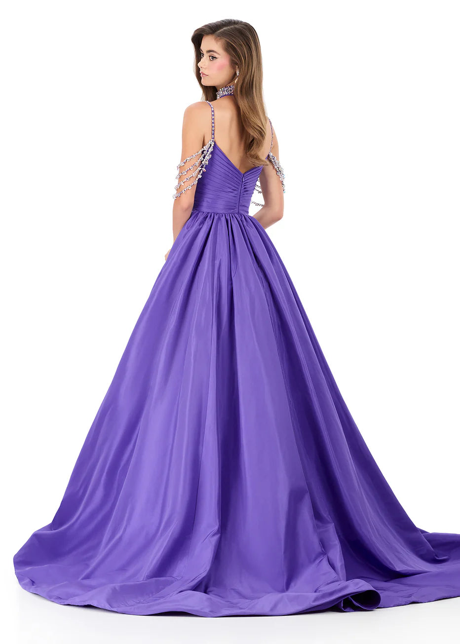 Ashley Lauren 12300 - Sweetheart Neckline Pleated Ballgown