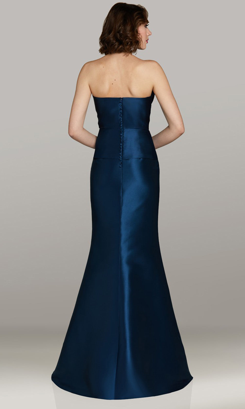 Gia Franco 12452 - Asymmetric Neck Mermaid Long Gown Mother of the Bride Dresses in Teal 