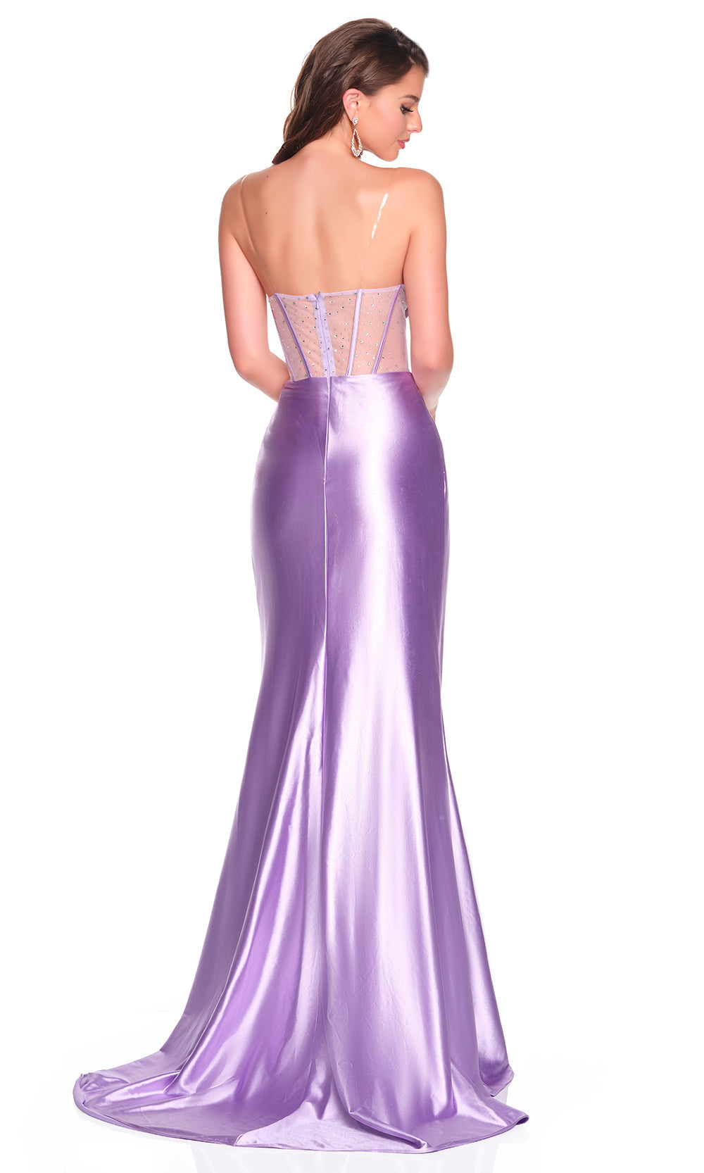 Dave & Johnny 12477 - Beaded Ornate Draped Sheath Dress Prom Dresses