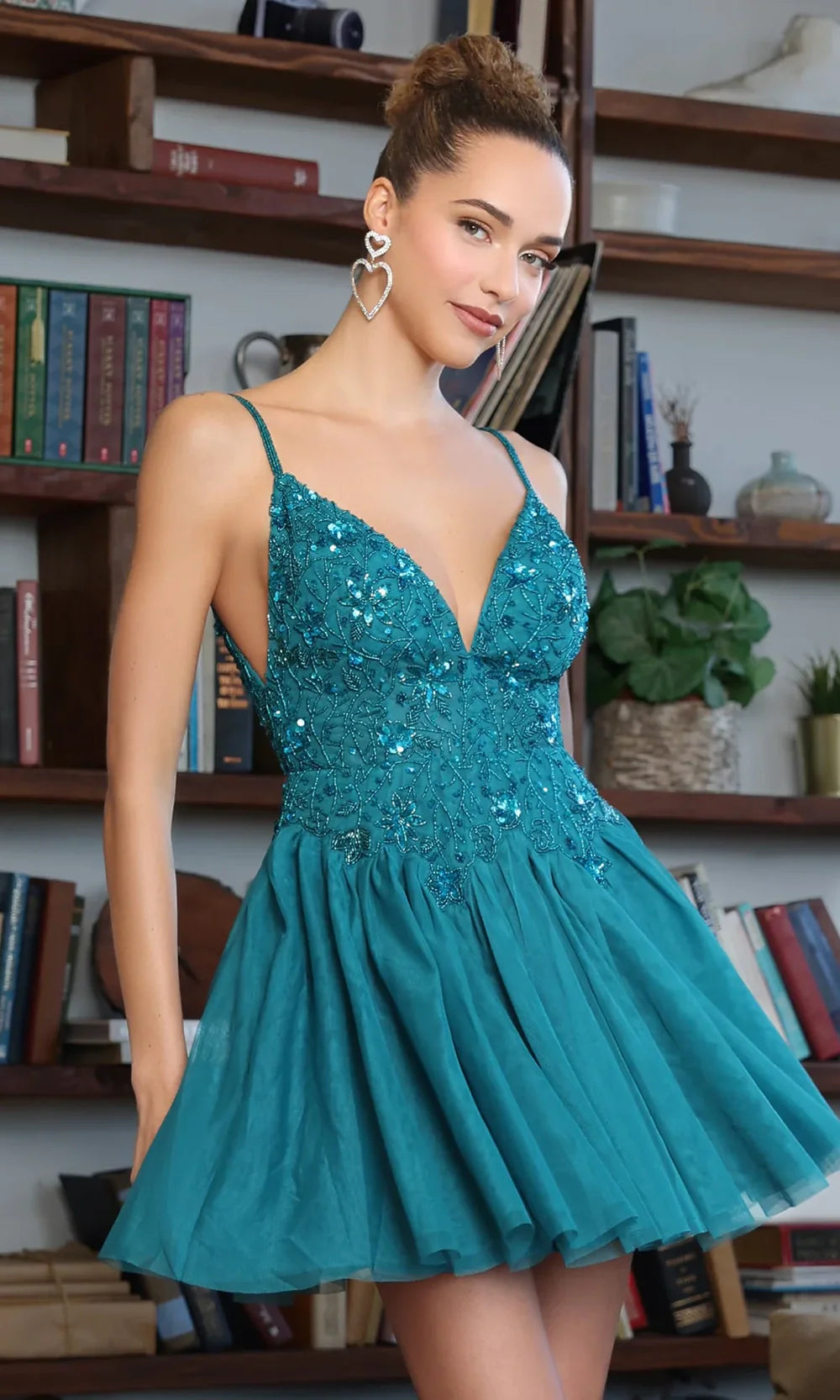 Chandalier 70048 - Sweetheart Neck Spaghetti Strap Dress Cocktail Dresses