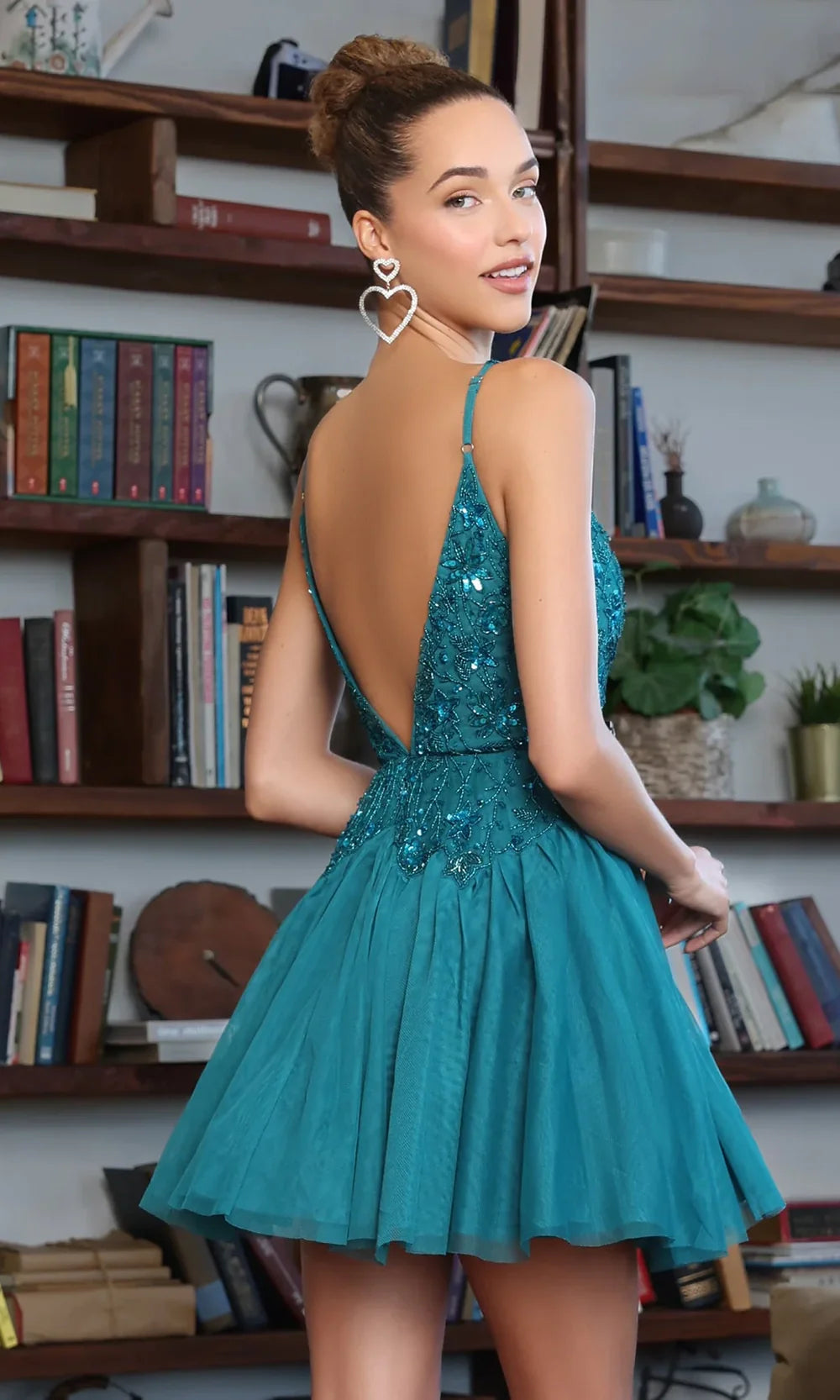 Chandalier 70048 - Sweetheart Neck Spaghetti Strap Dress Cocktail Dresses