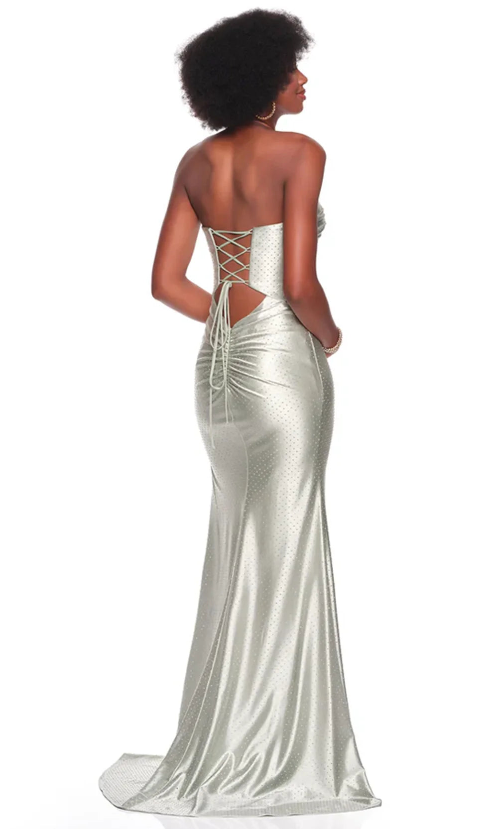 Dave & Johnny 12779 - Long Strapless Beaded Sheath Dress Special Occasion Dress
