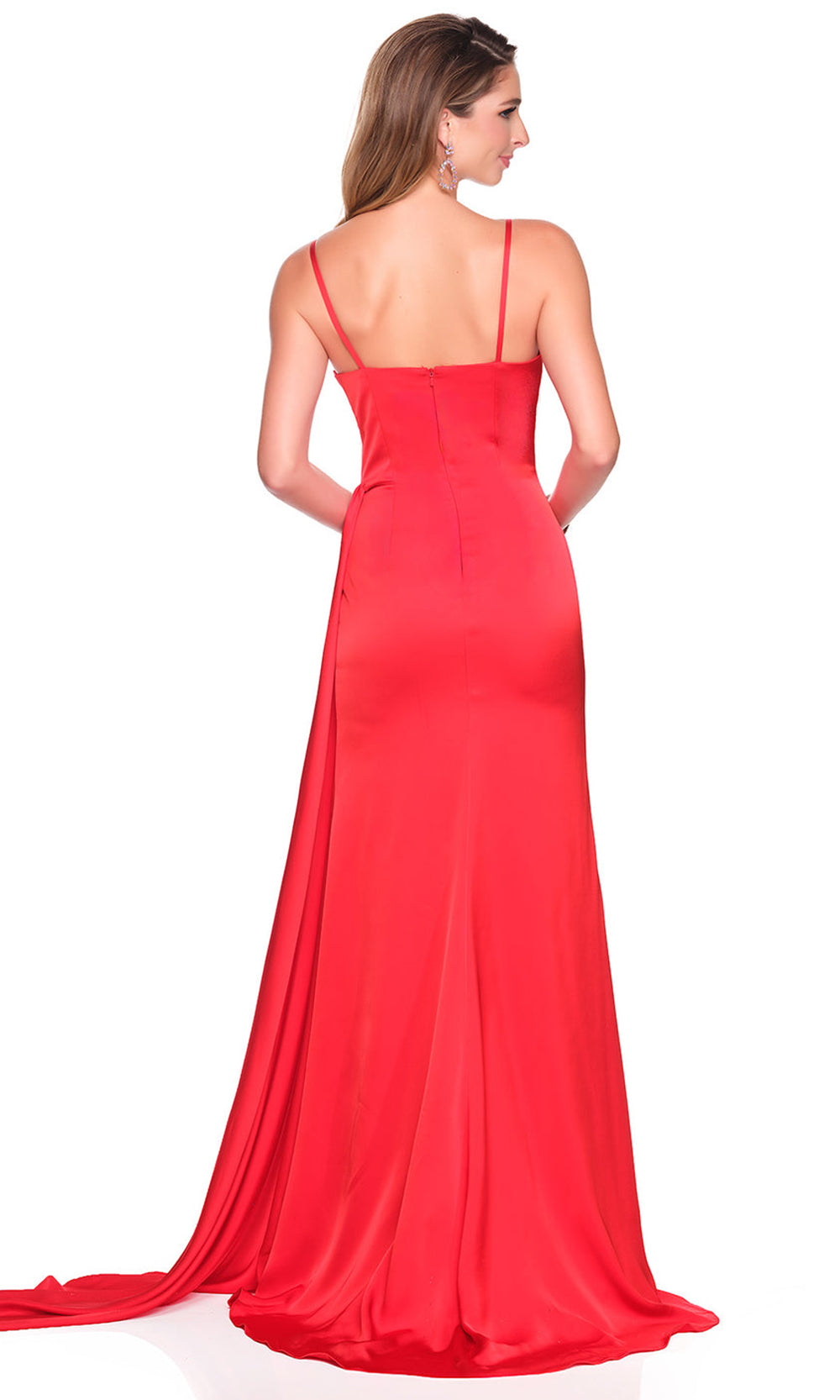 Dave & Johnny 12870 - Ruched Sweetheart Fitted Dress with Sash Prom Dresses