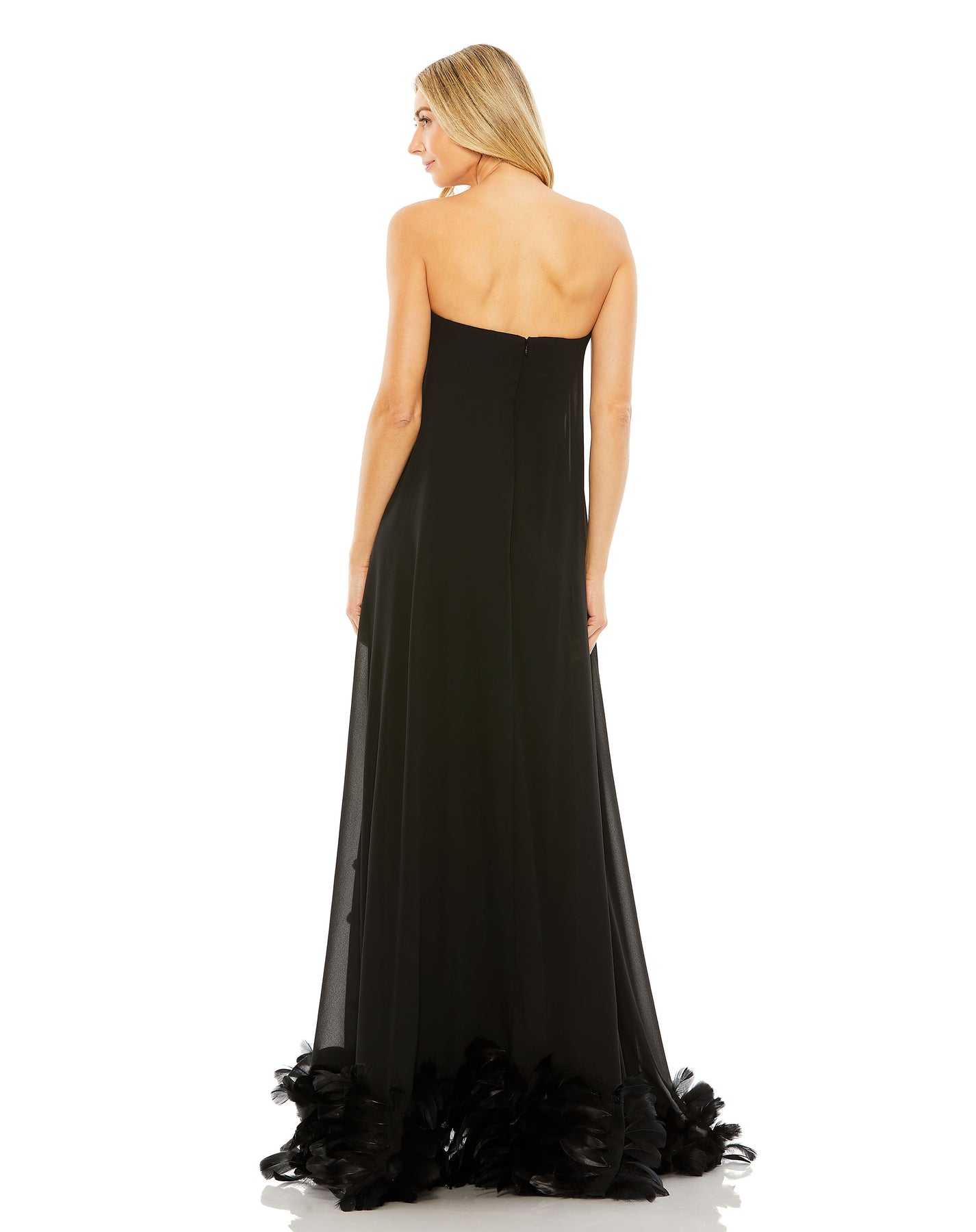 Mac Duggal 13001 - Strapless Chiffon Dress
