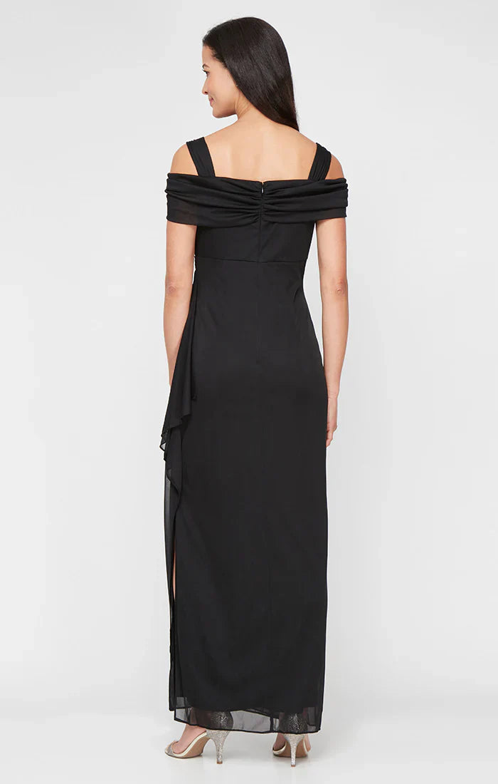 Alex Evenings - 132156 Ruched Cold Shoulder Formal Dress