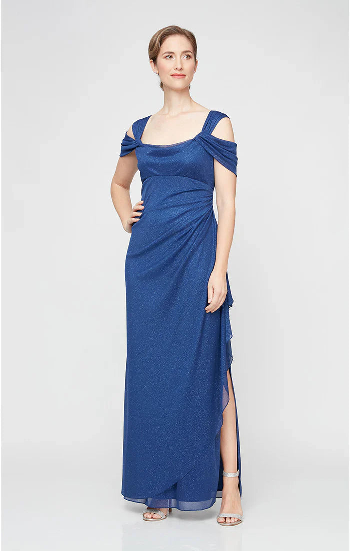 Alex Evenings - 133026 Shimmering Square Neck Formal Dress