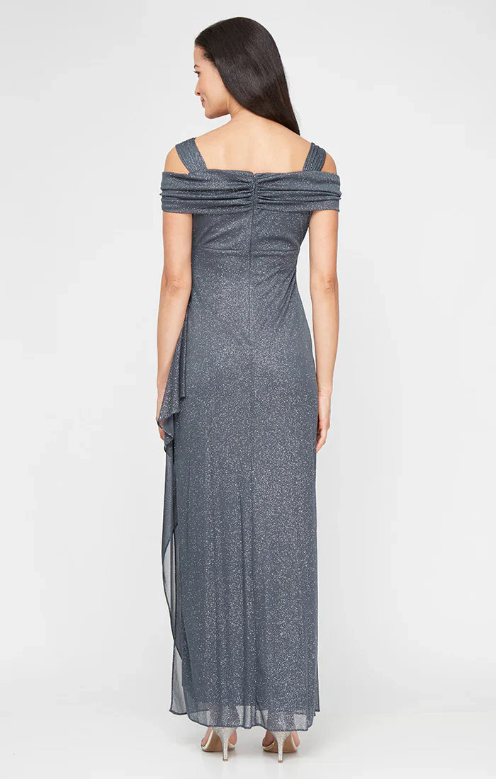 Alex Evenings - 133026 Shimmering Square Neck Formal Dress