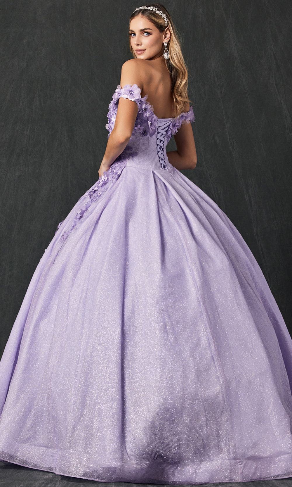 Juliet Dresses 1433 - Sweetheart Floral Quinceanera Gown Ball Gowns