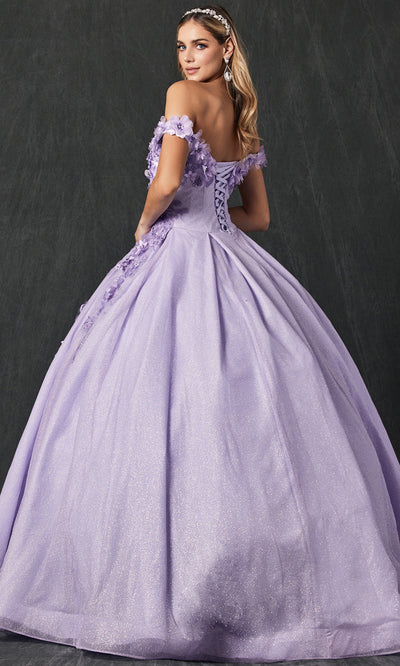Juliet Dresses 1433 - Sweetheart Floral Quinceanera Gown Ball Gowns