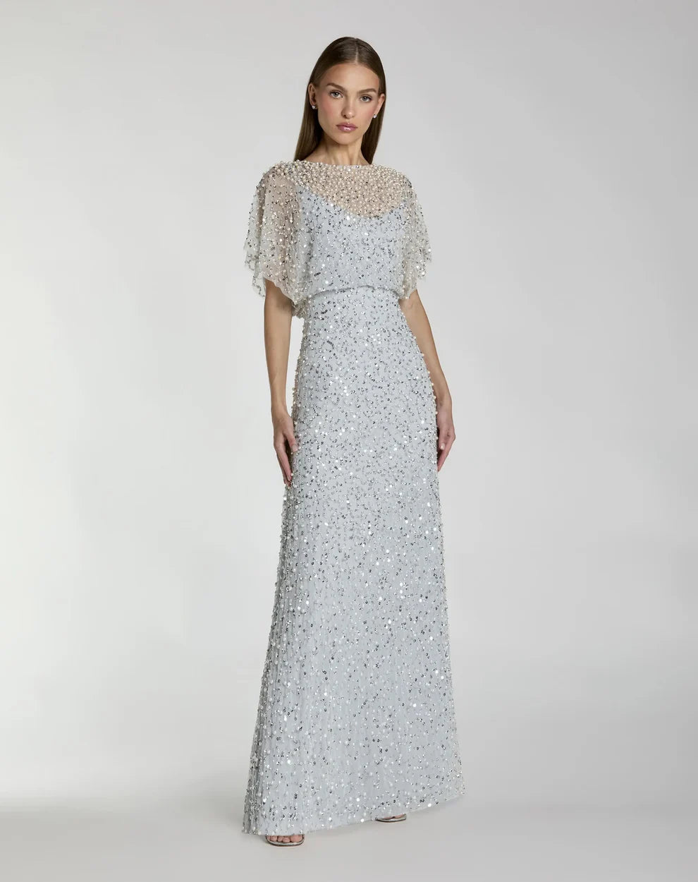 Mac Duggal 14523 - Beaded Blouson Evening Dress