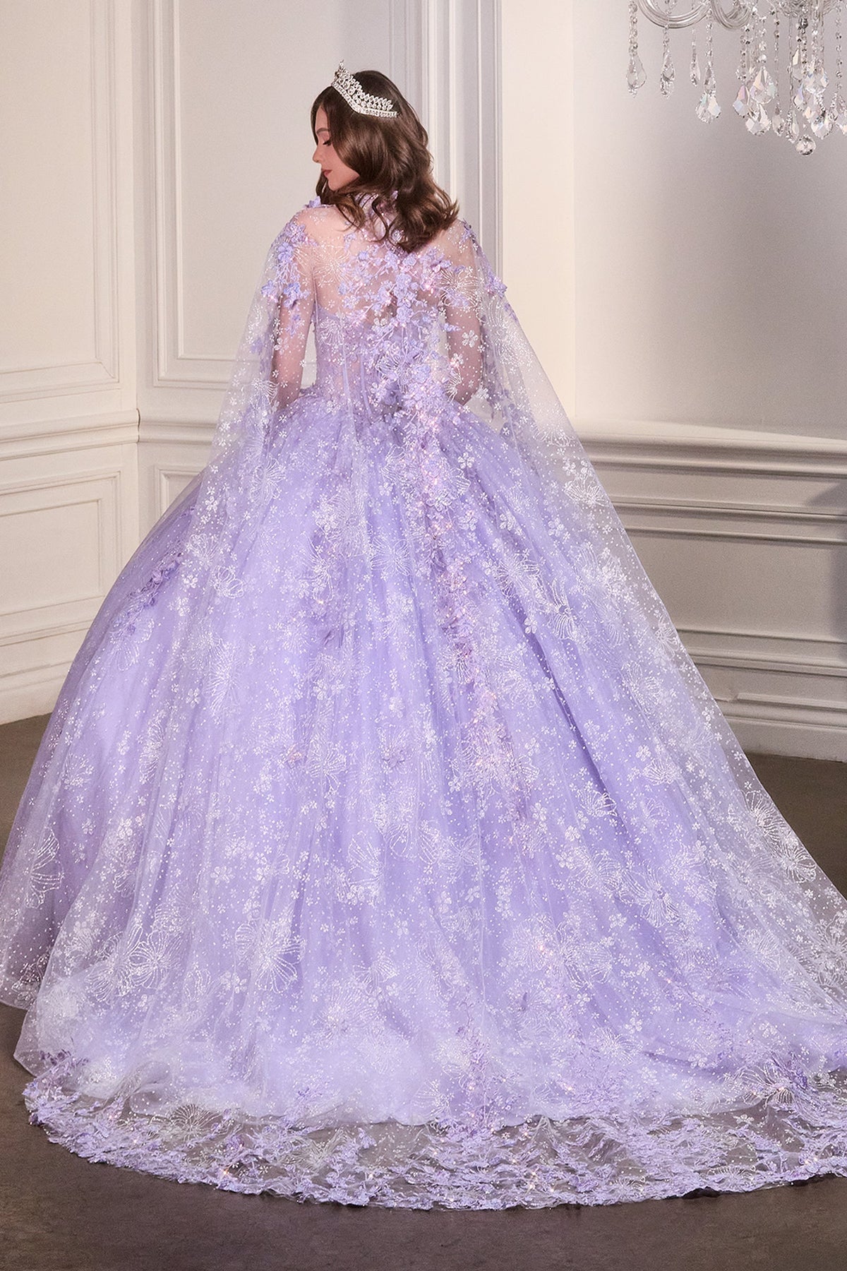 Ladivine 15719 - Sheer Corset Ballgown