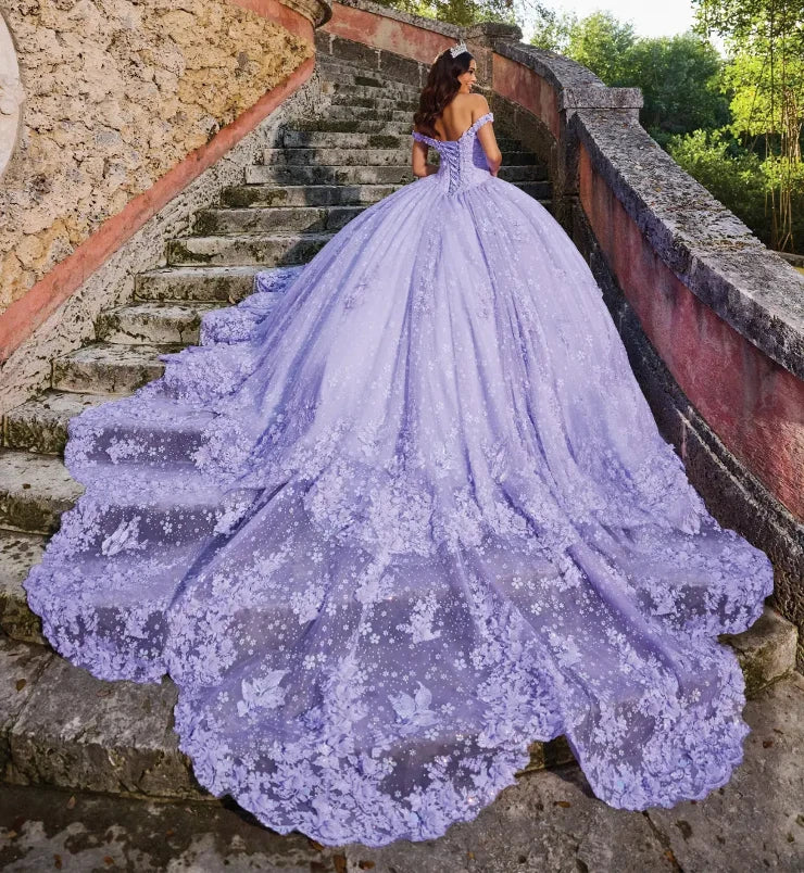 Princesa by Ariana Vara PR30111 - Off-Shoulder Quinceañera Ball Gown