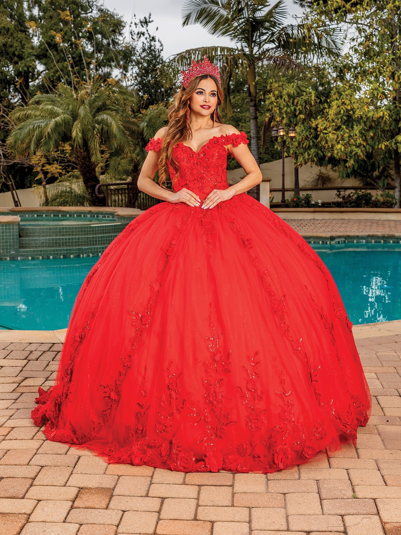 Dancing Queen 1698 - Off The Shoulder Ballgown