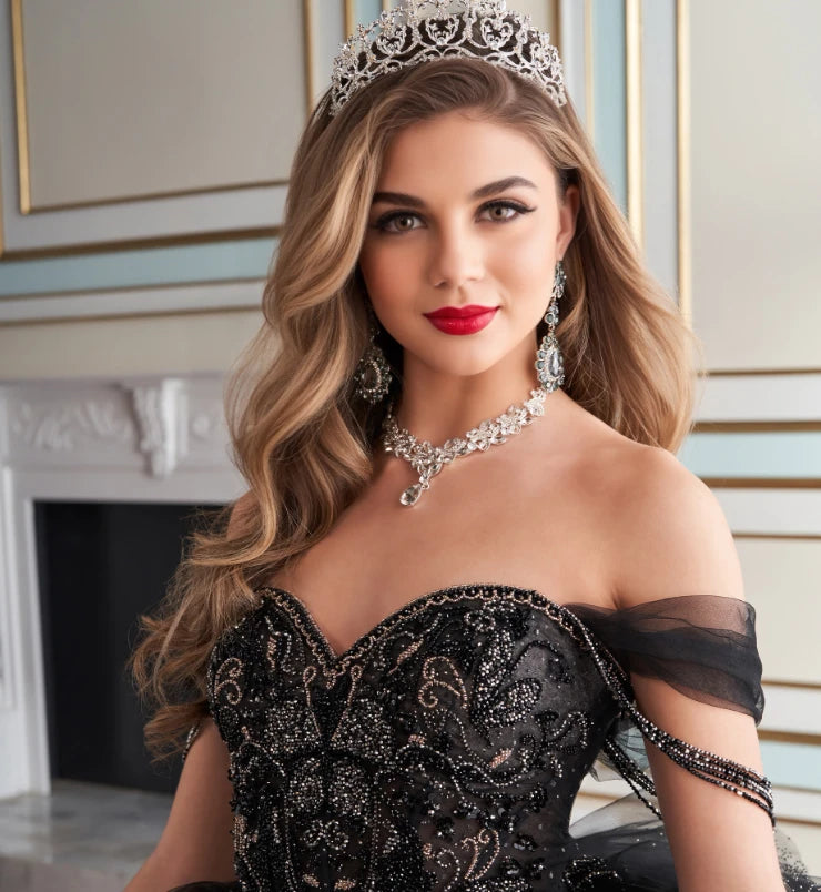 Princesa by Ariana Vara PR30160 - Off-Shoulder Open Back Gown