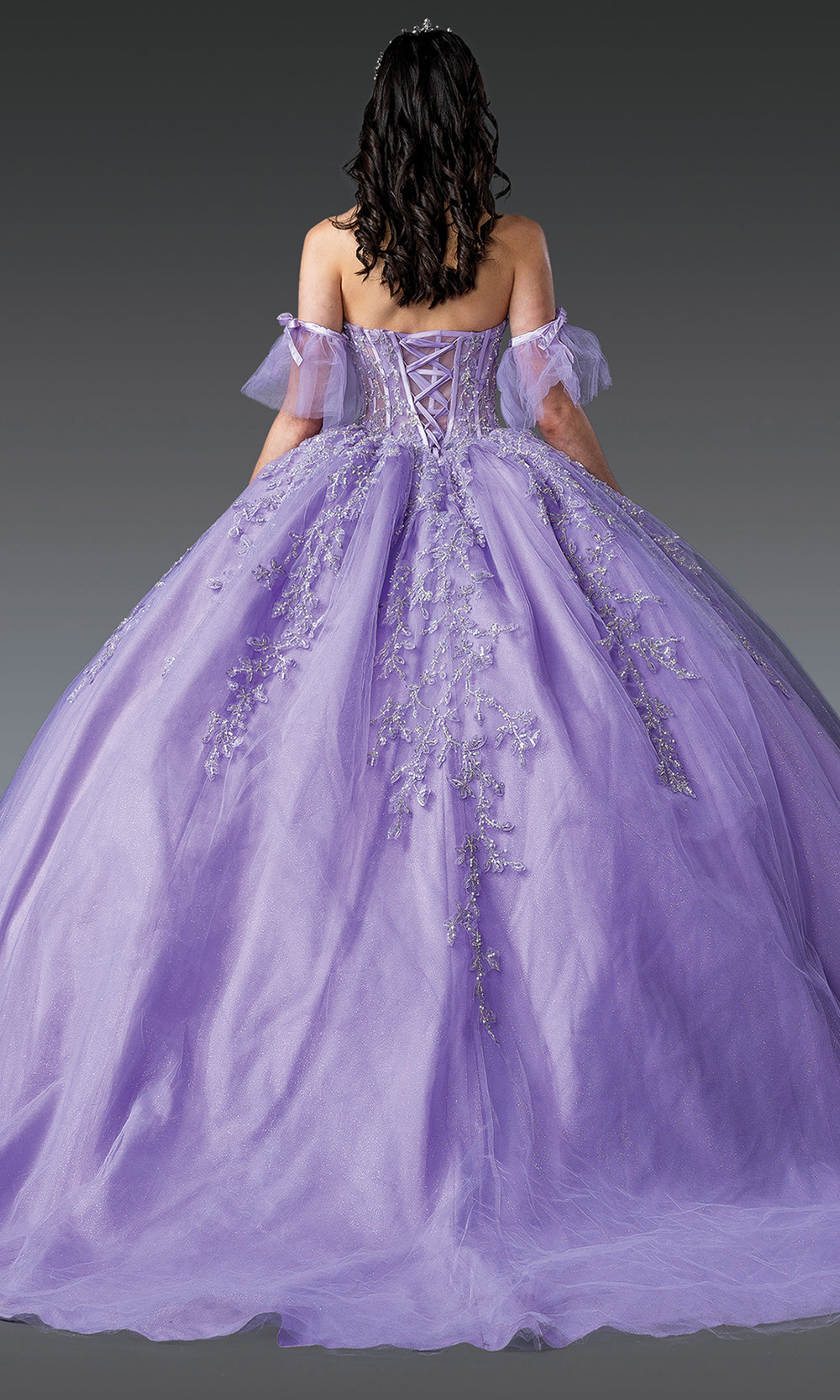 Dancing Queen 1910 - Sweetheart Lace-Up Back Princess Gown Quinceanera Dresses in Lilac 