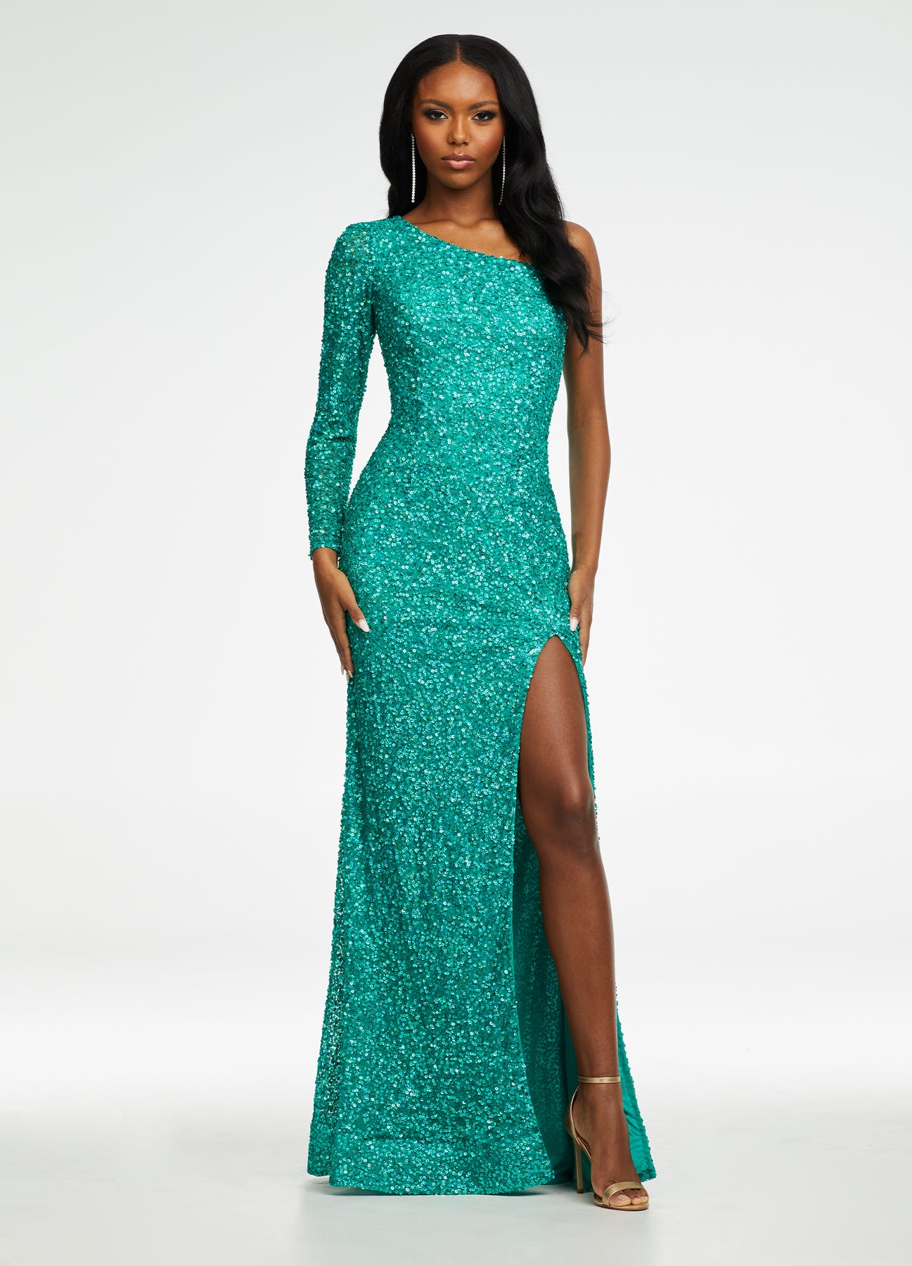 Ashley Lauren 1977 - One Sleeved Gown