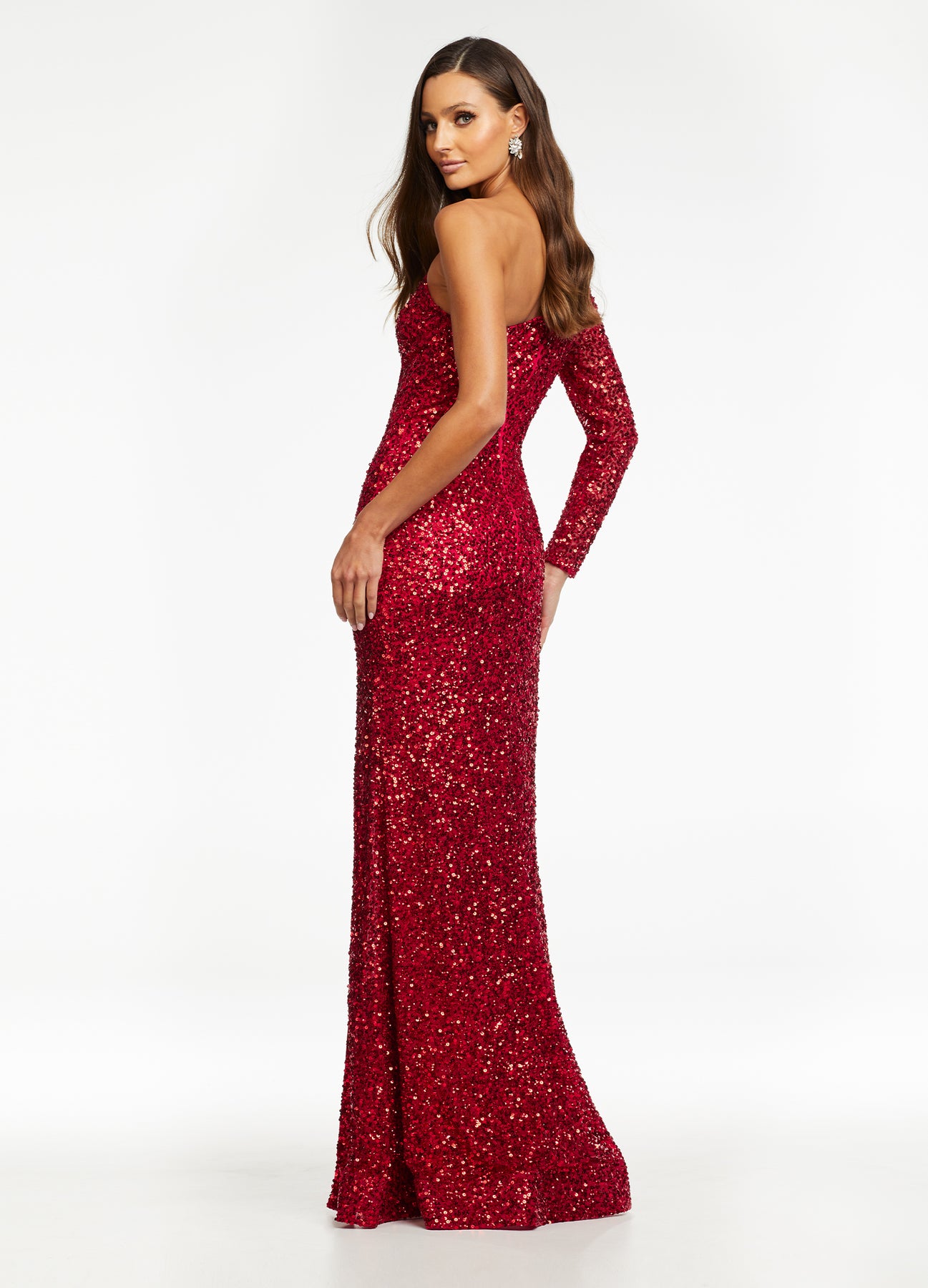 Ashley Lauren 1977 - One Sleeved Gown