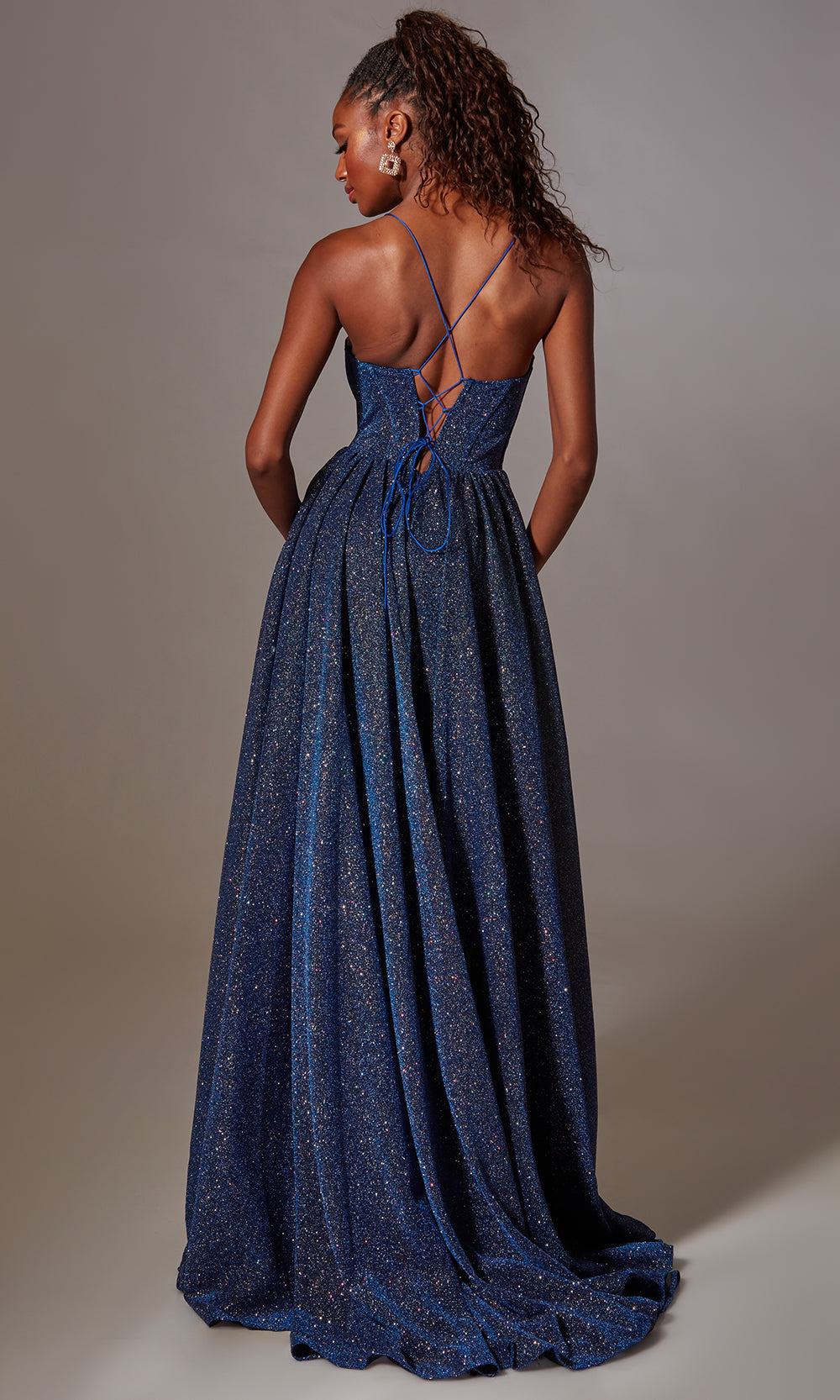 Aerie Couture 201 - Formal Gown with Deep V Bodice & Sweep Skirt Prom Dresses