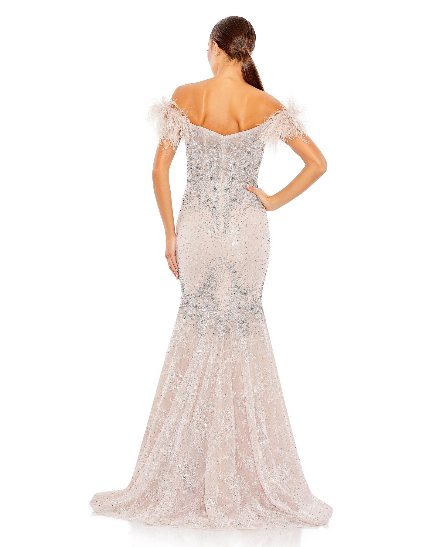 Mac Duggal 20246 - Off Shoulder Trumpet Prom Gown