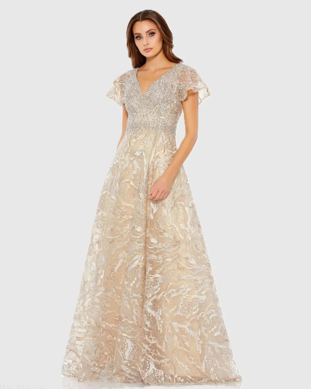 Mac Duggal 20301 - Beaded Embroidered Evening Gown