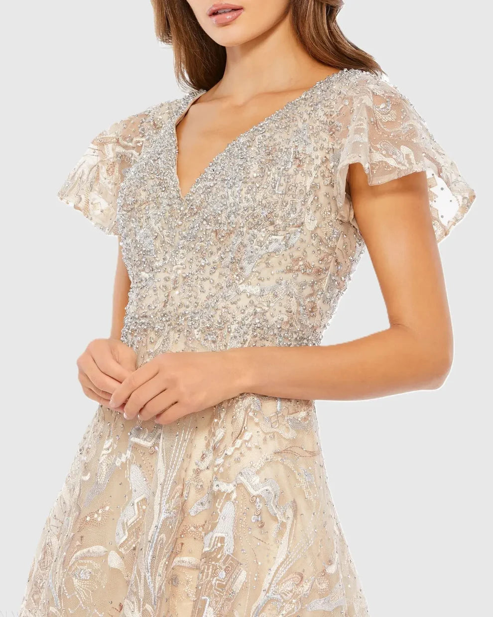 Mac Duggal 20301 - Beaded Embroidered Evening Gown