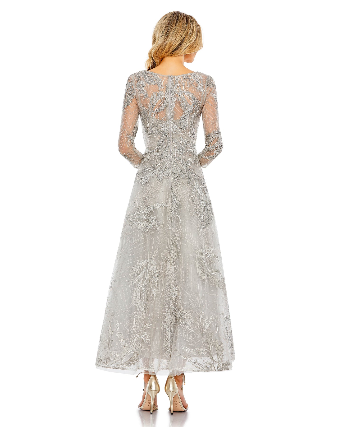 Mac Duggal 20336 - Tea Length Dress