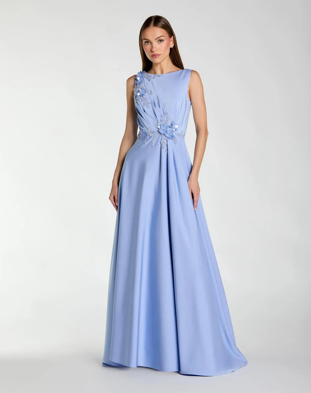 Mac Duggal 20365 - Sleeveless Ruched Bodice Evening Gown