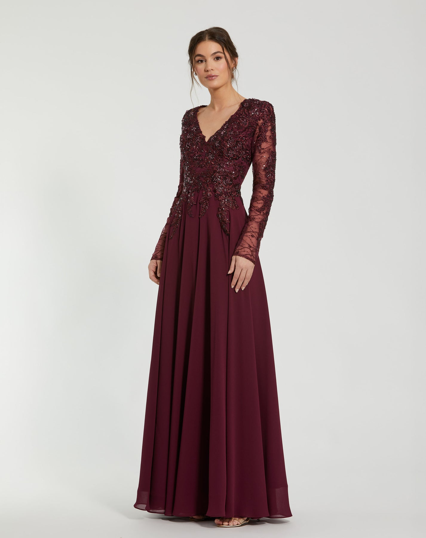 Mac Duggal 20388 - Long Sleeve Formal Dress
