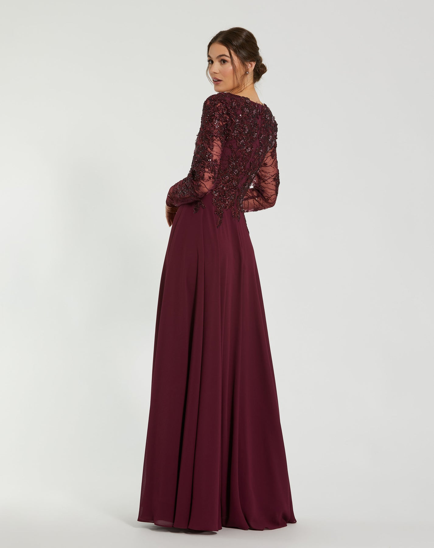 Mac Duggal 20388 - Long Sleeve Formal Dress