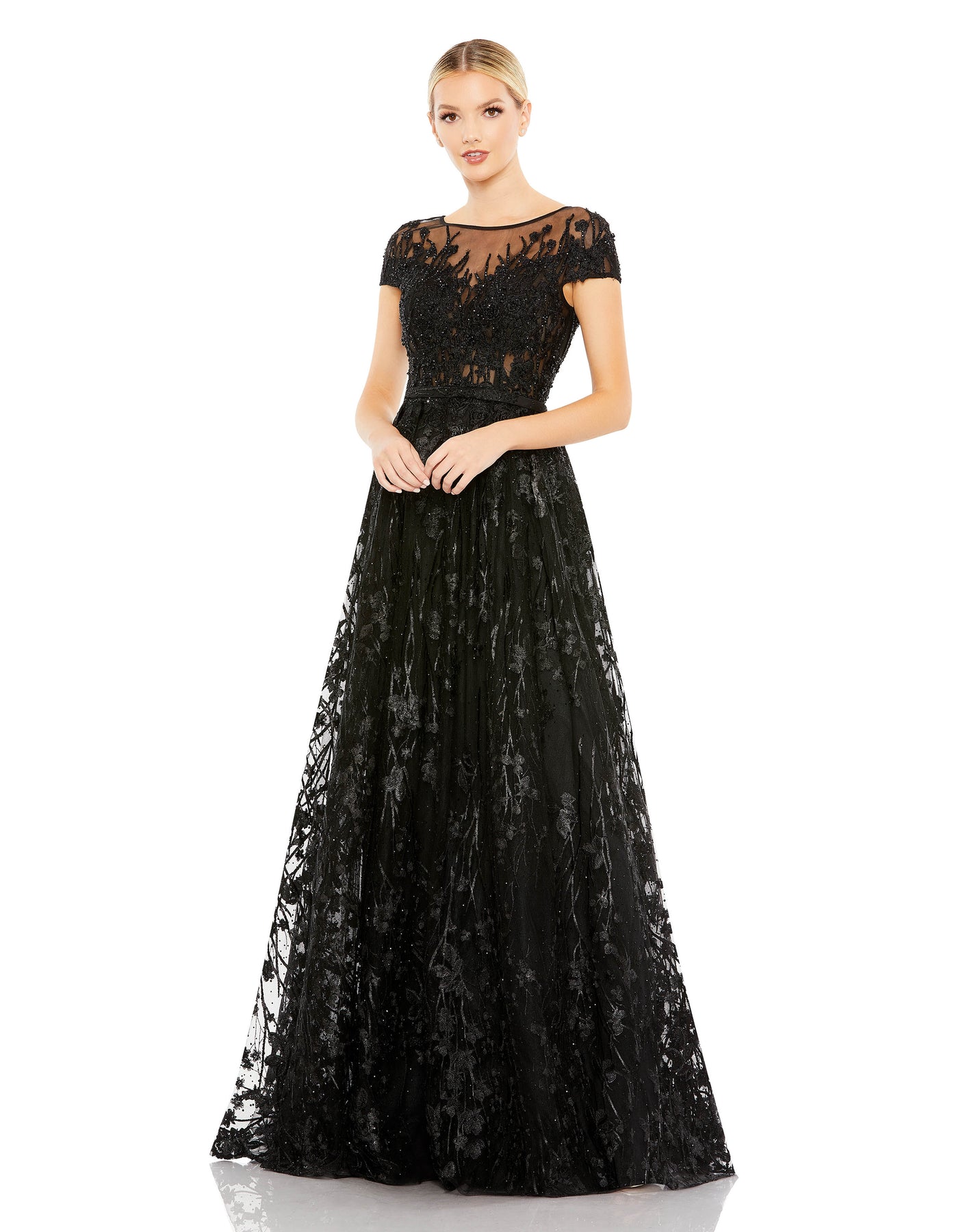Mac Duggal 20405 - Beaded Lace Dress
