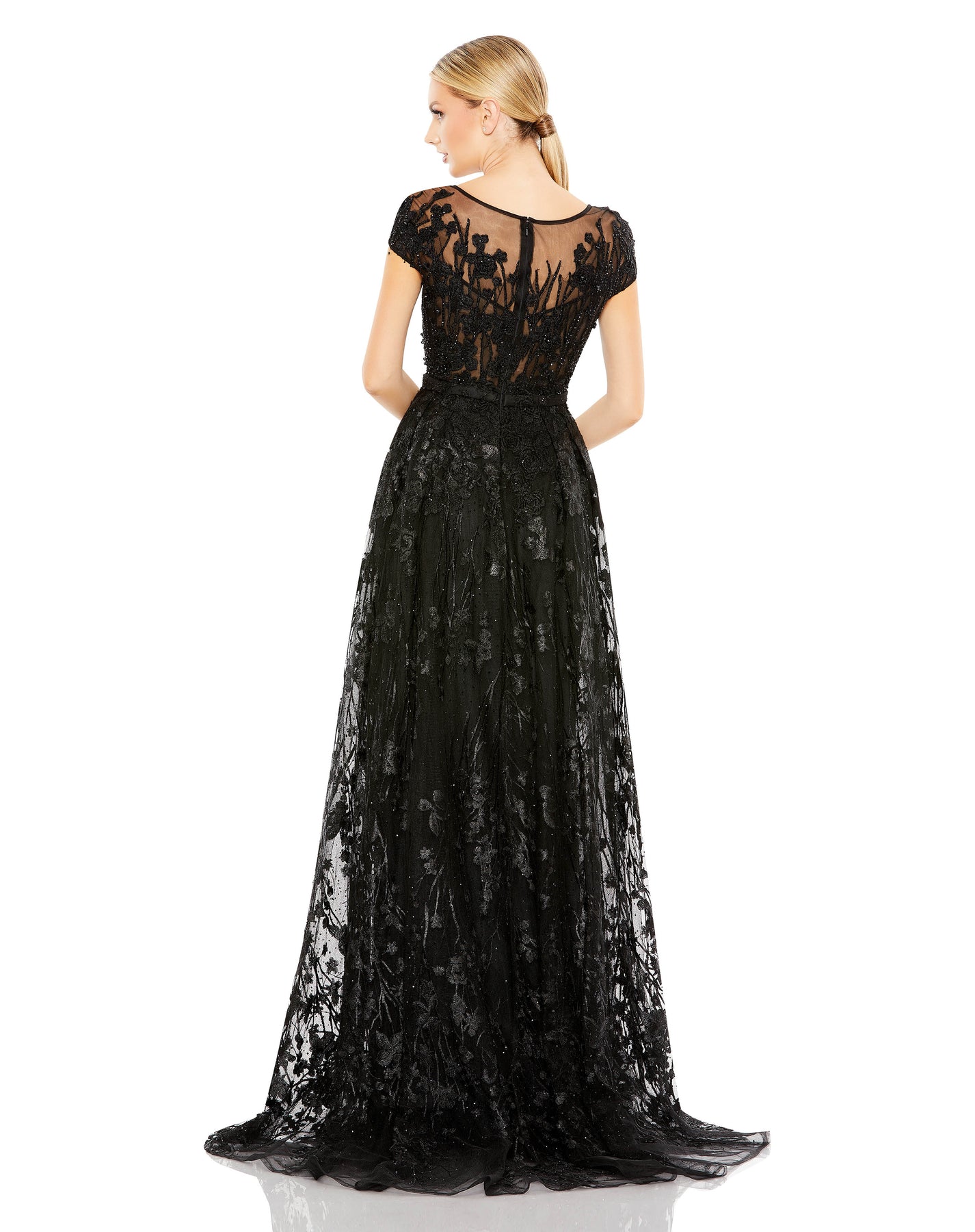 Mac Duggal 20405 - Beaded Lace Dress