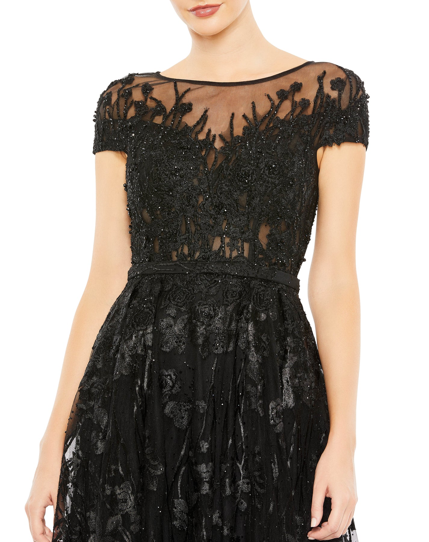 Mac Duggal 20405 - Beaded Lace Dress